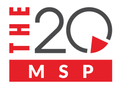 The 20 MSP logo